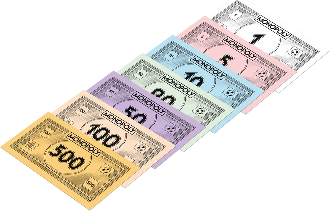 Winning Moves Monopoly Weltfussball Stars Edition - Monopoly Spiel für Fans - Familienspiele Strateg