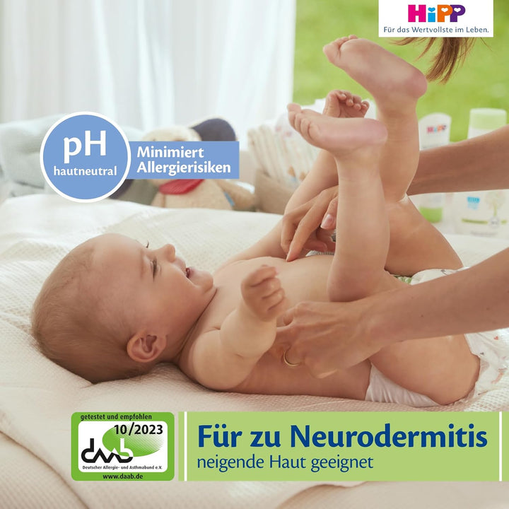 HiPP Babysanft Baby Feuchttücher Ultra Sensitiv, 720 Stück (3 x 240), mit 99% Wasser, ohne Parfum &