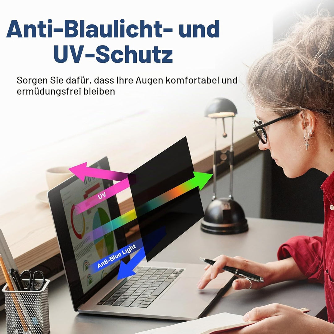 SenseAGE Magnetischer Blickschutzfilter für MacBook Pro 14 Zoll (2021-2023 M1/M2/M3), Anti-Spy & Ant