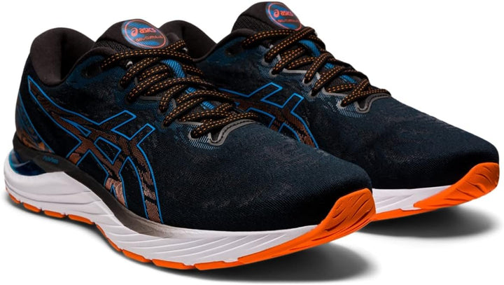 ASICS Men's Gel-Cumulus 23 Running Shoes 41.5 EU Black Reborn Blue, 41.5 EU Black Reborn Blue