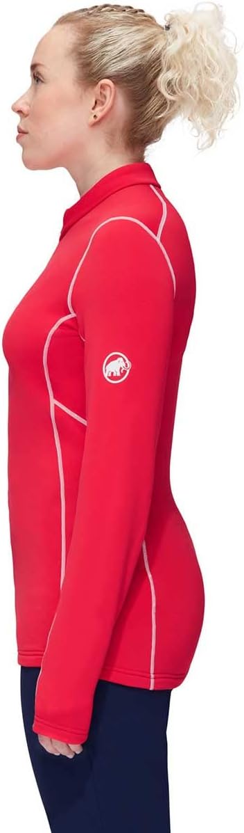 Mammut Aenergy ML Pullover mit halbem Reissverschluss Damen, S Azalea