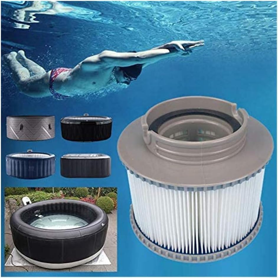 Mscomft Replacement Filter Cartridges for MSPA Bubble Spa Hot Tubs (Upgraded Version 2020 for MSPA A