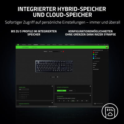 Razer Huntsman V2 (Red Switch) - Praktisch latenzfreie Optische Gaming-Tastatur (Lineare Optische Sw