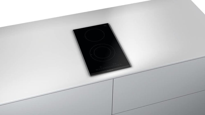 Bosch PKF375FP2E Serie 6 Domino-Cerankochfeld, 30 cm breit, PowerBoost schnelleres Kochen, DirectSel