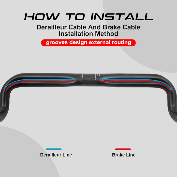 Alfa Pasca rennrad lenker 31.8 drop lenker kohlefaser rennrad lenker UD mat schwarz rennradlenker re