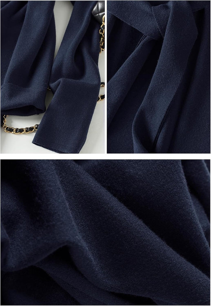 Jayscreate Damen Strickkleid Winter Kleid Herbst Damen Winterkleider Herbstkleid Midikleid Pulloverk
