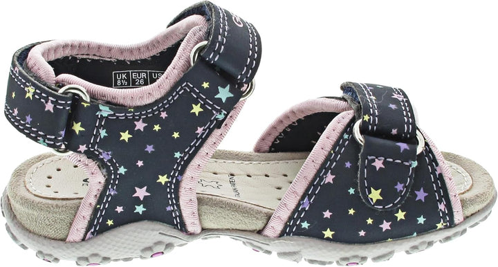 Geox Mädchen Jr Roxanne B Sandalen 28 EU Navy Pink, 28 EU Navy Pink