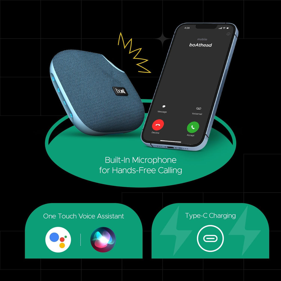 boAt Stone 193 Pro Stone190 Pro mit 5W Signature Sound, bis zu 12 Stunden Spielzeit, TWS-Funktion, i