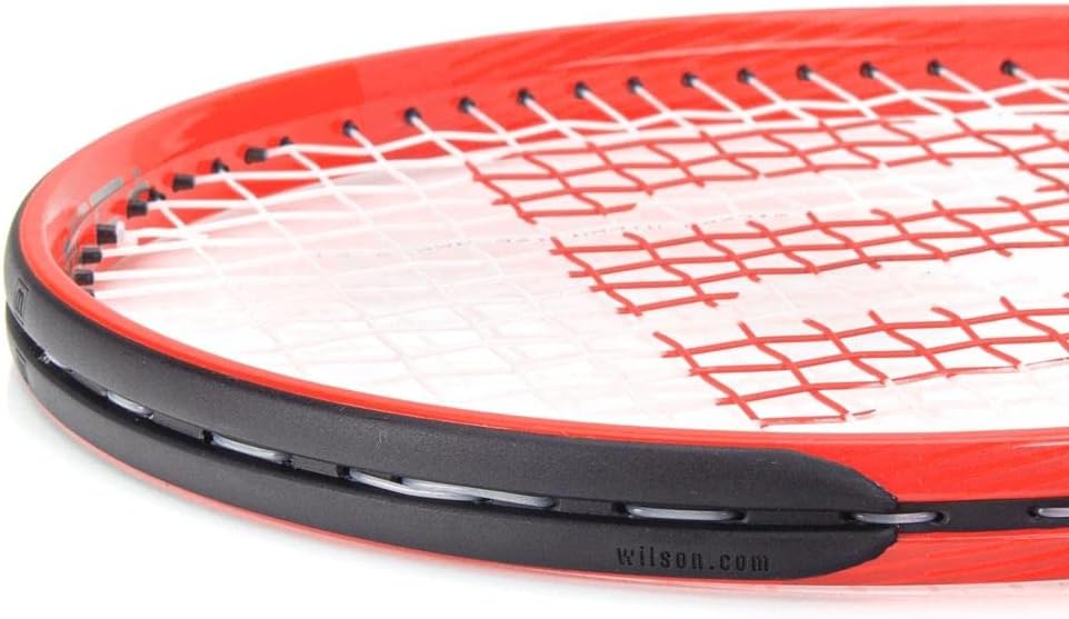 WILSON Tennisschläger für Erwachsene Grip Size 3 - 4 3/8" Pro Staff Precision XL 110 Rot/Ausflug, ei