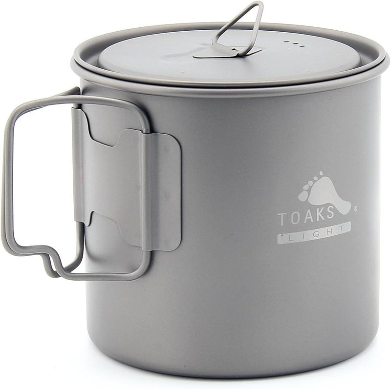 TOAKS Outdoor Camping Titan Cup und Titan Topf 650ml Becher, 650ml Becher