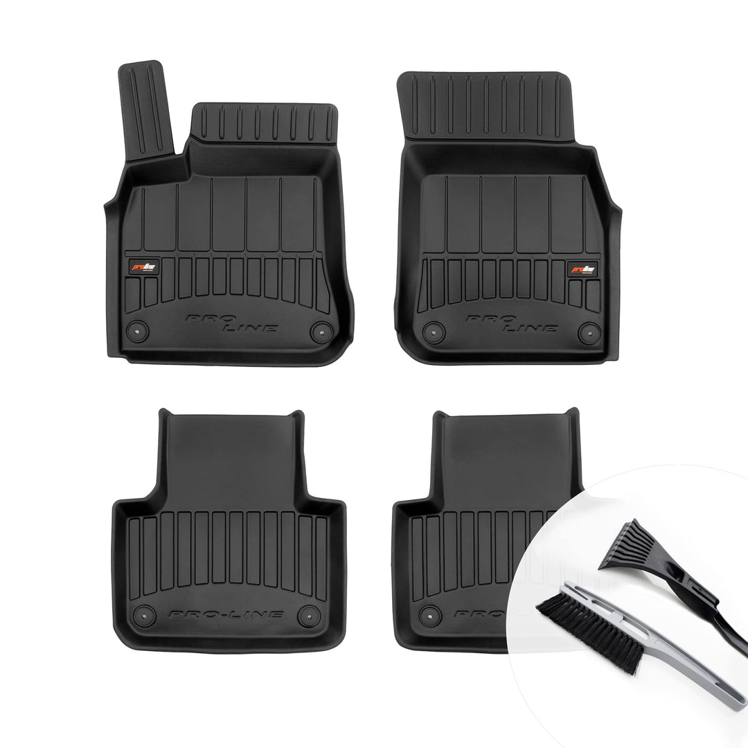 moto-MOLTICO 3D Gummimatten Auto Fussmatten Gummi Automatten 4-teilig Set - passend für VW Touareg I