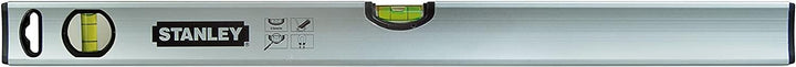 Stanley Wasserwaage Klassik (120 cm Länge, magnetisch, schlagfeste Blocklibelle, grosse Seitenlibell
