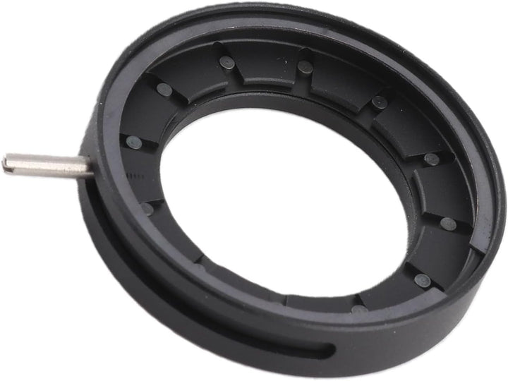 Fafeicy 12 Klingen Iris Adapter, Aperture Adjustable Lens Optische Blende mit 7,0 mm Dicke, mit ø1,5
