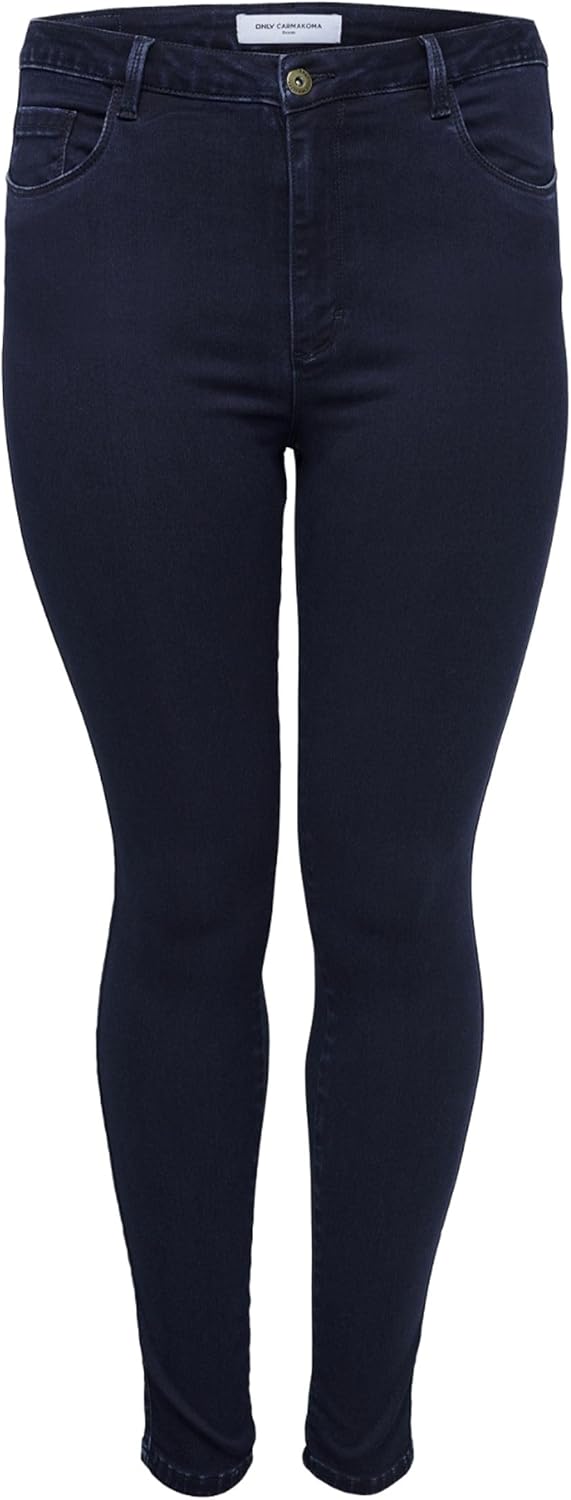 ONLY Damen Skinny-fit-Jeans 44W / 30L Blau (Dark Blue Denim Dark Blue Denim), 44W / 30L Blau (Dark B