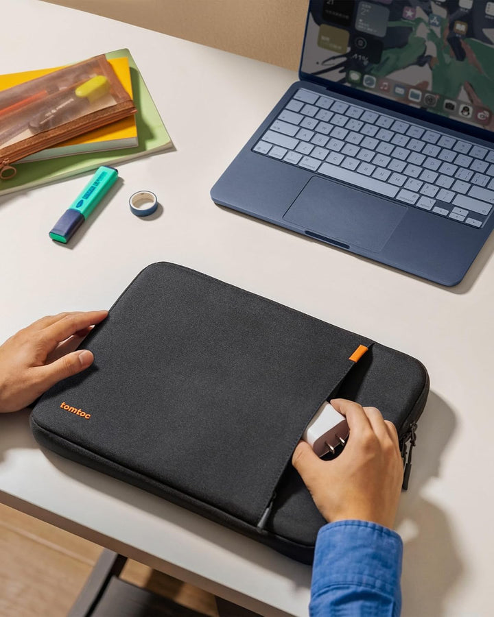 tomtoc 360° Tasche Hülle Entwickelt für 13 Zoll MacBook Neo A3404 (2026) mit A18 Pro Chip, Wasserabw