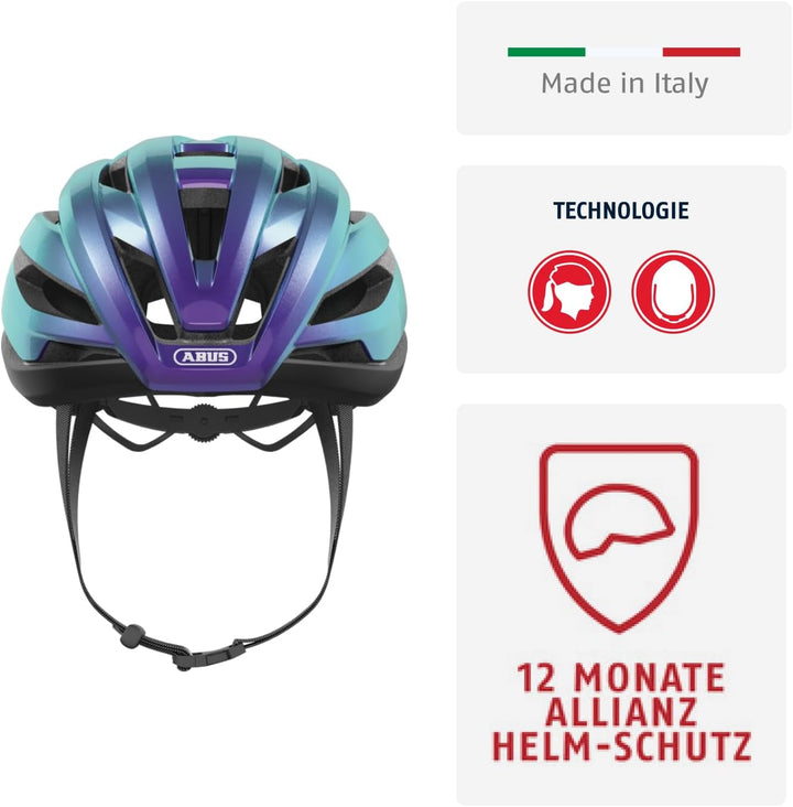 ABUS Rennradhelm StormChaser - Leichter und komfortabler Fahrradhelm für professionellen Radsport fü