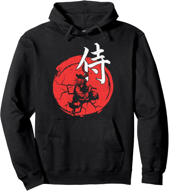 Samurai Design für Herren & Damen Geschenk Ronin Pullover Hoodie