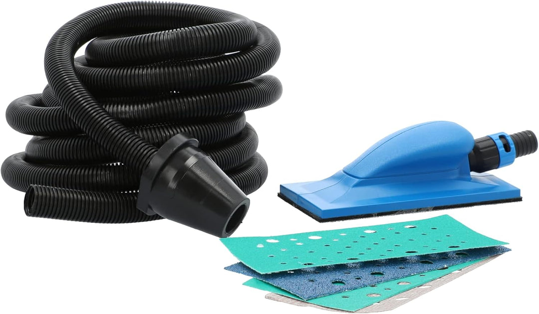 Norton Multi-Air Schleifset mit Schleifklotz, Regulierventil, Schlauch und Zubehör Einzigartig, Einz