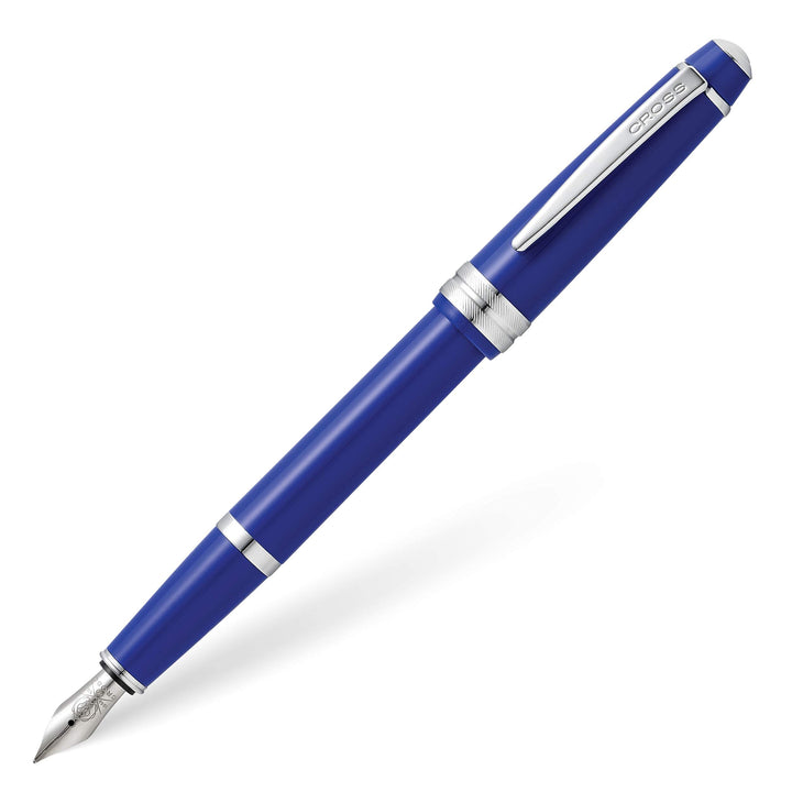 Cross Bailey Light Füllfederhalter (Federstärke M, inkl. Geschenkverpackung) Blau Blau Mittel, Blau
