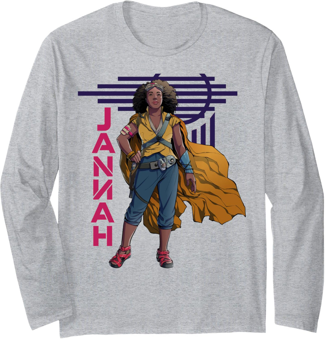 Star Wars: The Rise Of Skywalker Jannah Portrait Langarmshirt