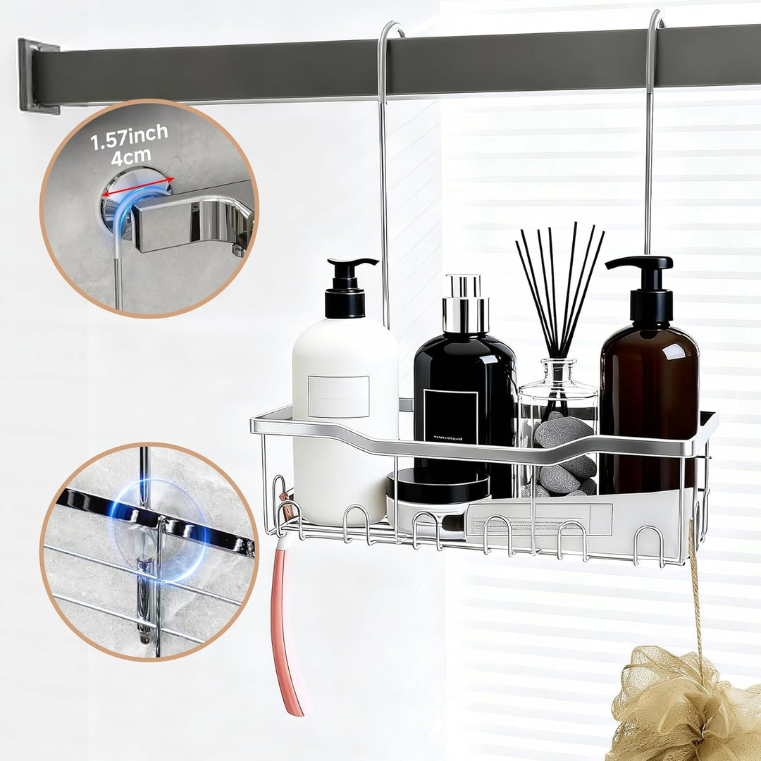 Duschablage Zum Hängen Duschregal Duschkorb Shampoo Halterung Für Dusche Shower Shelf Duschkorb Hang