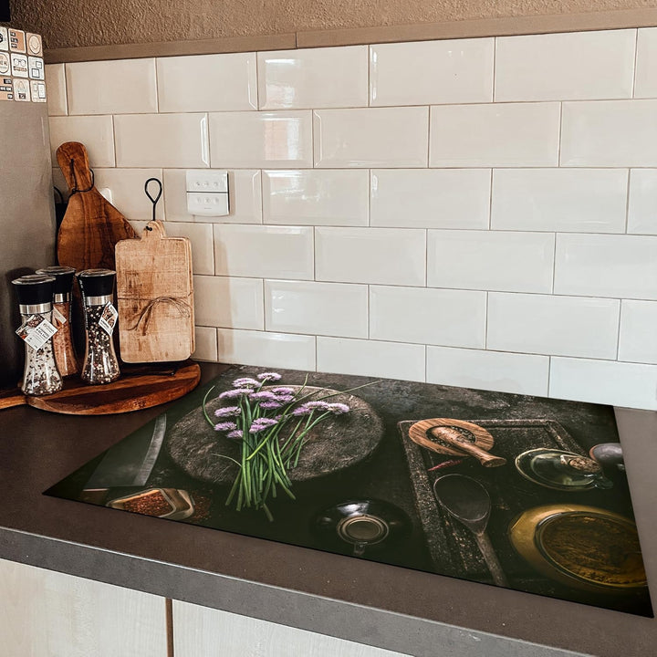 KitchenYeah© Herdabdeckplatte Einteilig Ceranfeld Abdeckplatte Küche Deko Ceranfeldabdeckung Herdabd