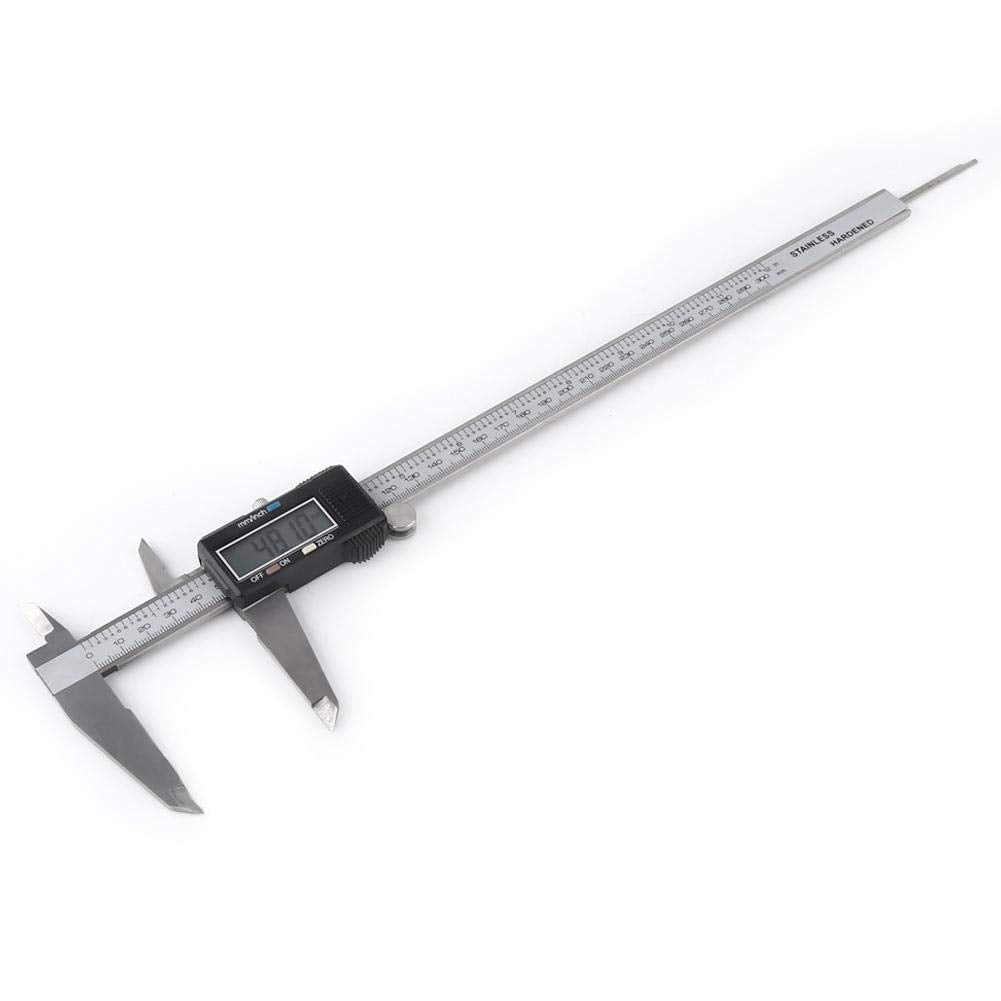 Yosoo - digitaler Vernier-Messschieber mit LCD-Bildschirm, 300 mm, elektronisch, Edelstahl, Metall-O