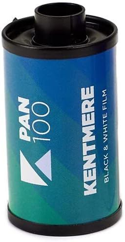 Kentmere 6012368 – Analoges Film, 35 mm, 24 Aufnahmen, Weiss und Schwarz