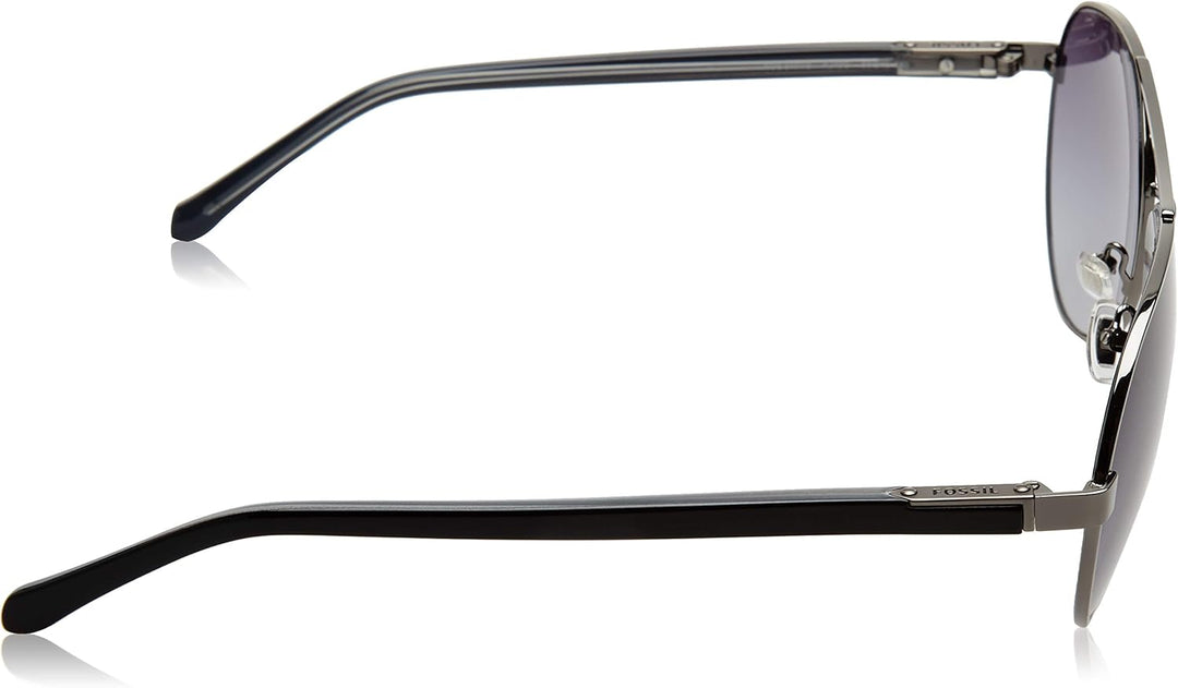 Fossil Unisex Sunglasses 58 Kj1/9o Dk Ruthenium, 58 Kj1/9o Dk Ruthenium