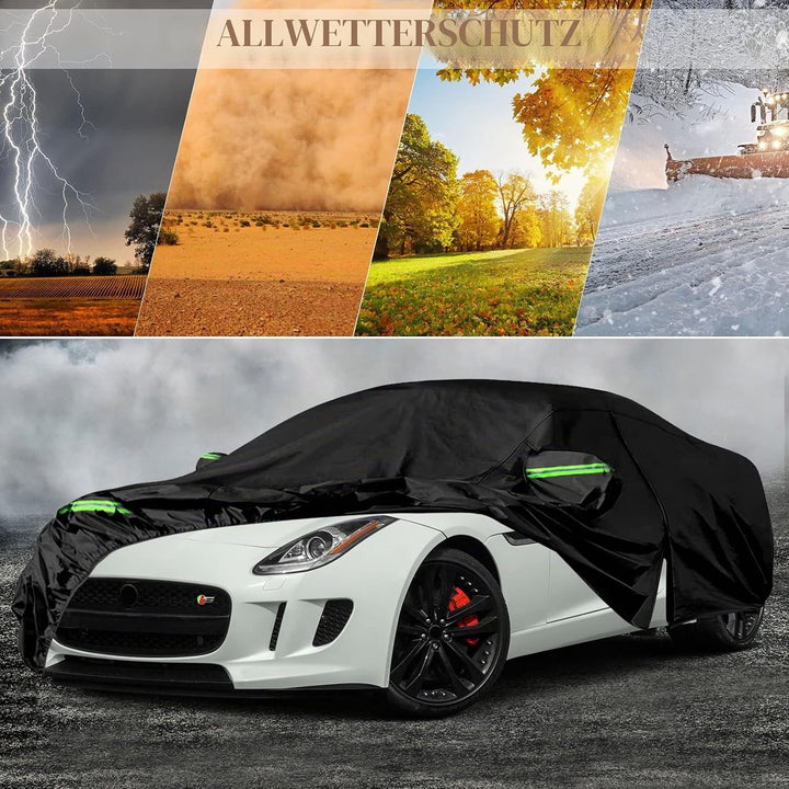 Auto Abdeckung Vollgarage Passend für Jaguar F-Type 2014-2022, Auto Abdeckplane Wasserdicht Atmungsa