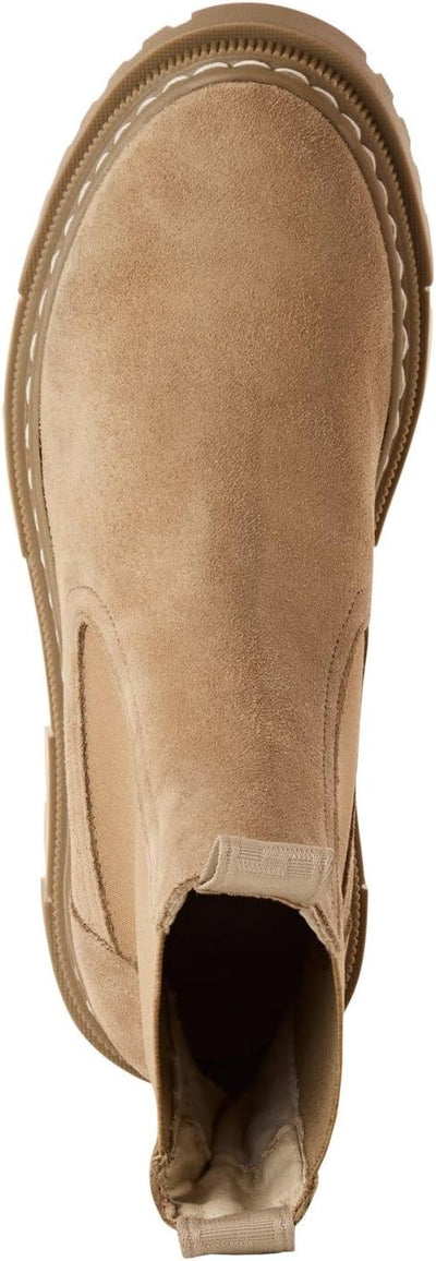 Tamaris Damen Klassische Stiefel, Frauen Stiefel,Wechselfussbett,Comfort Lining 37 EU Beige, 37 EU B