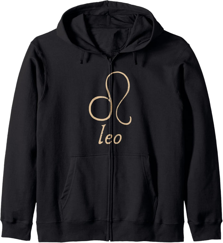 Leo Star Sign Zodiac Horoscope Lion Symbol Birthday Kapuzenjacke