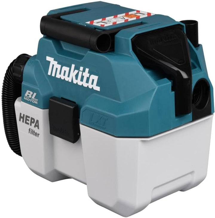 Makita, HEPA-Filter, DVC750LZ, Staubsauger DVC 750 LZ 18 Volt ohne Akku und Ladegerät, Grün/Schwarz,