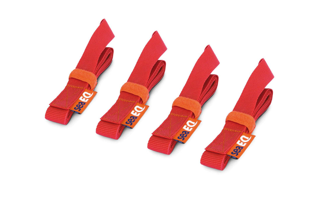 seaEQ YACHTSPORT EQUIPPED Segeleinbinder, Zeising, Segelbinder SR 1600 red, 4er Set