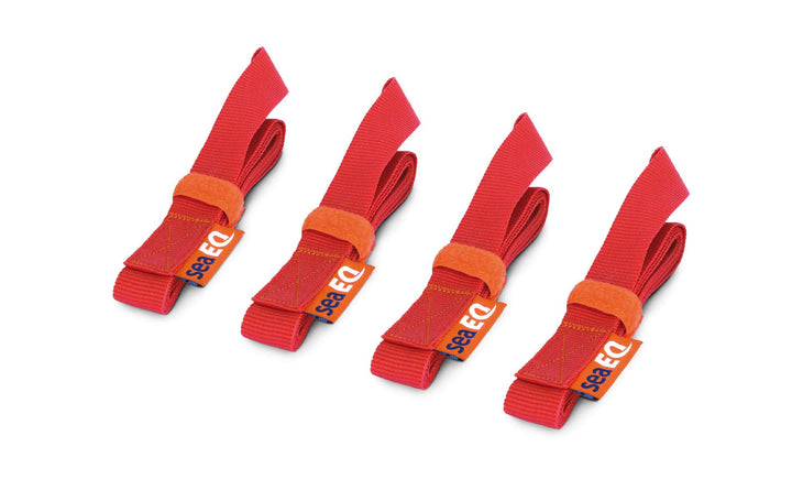 seaEQ YACHTSPORT EQUIPPED Segeleinbinder, Zeising, Segelbinder SR 1600 red, 4er Set