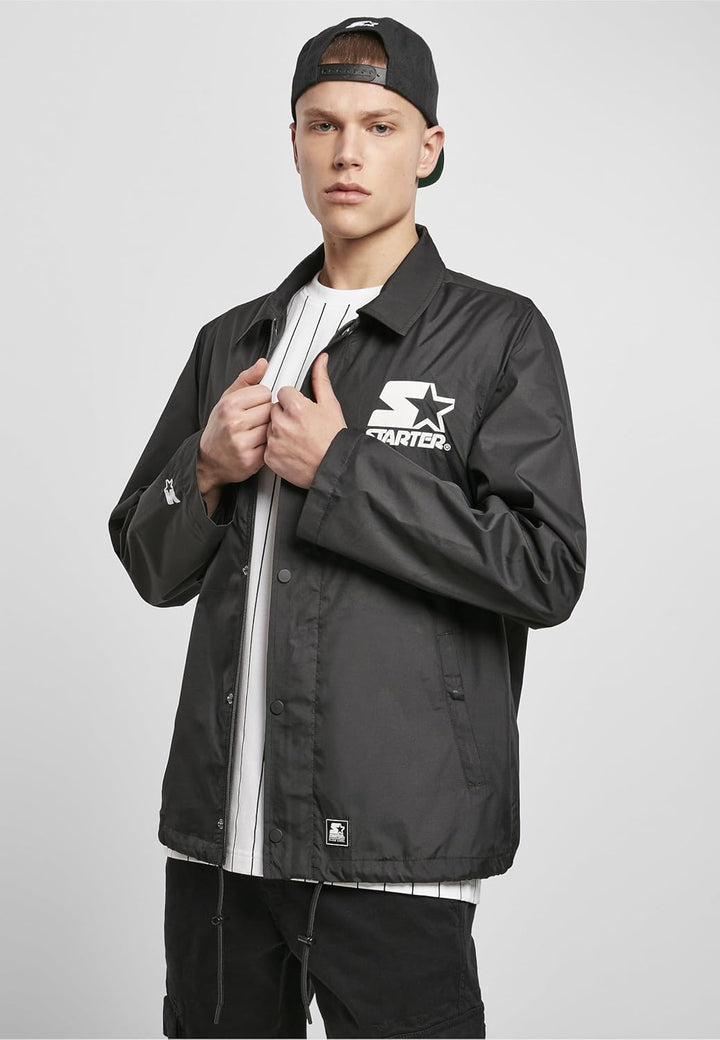 Starter Black Label Herren Starter Coach Jacket Jacke S Schwarz, S Schwarz