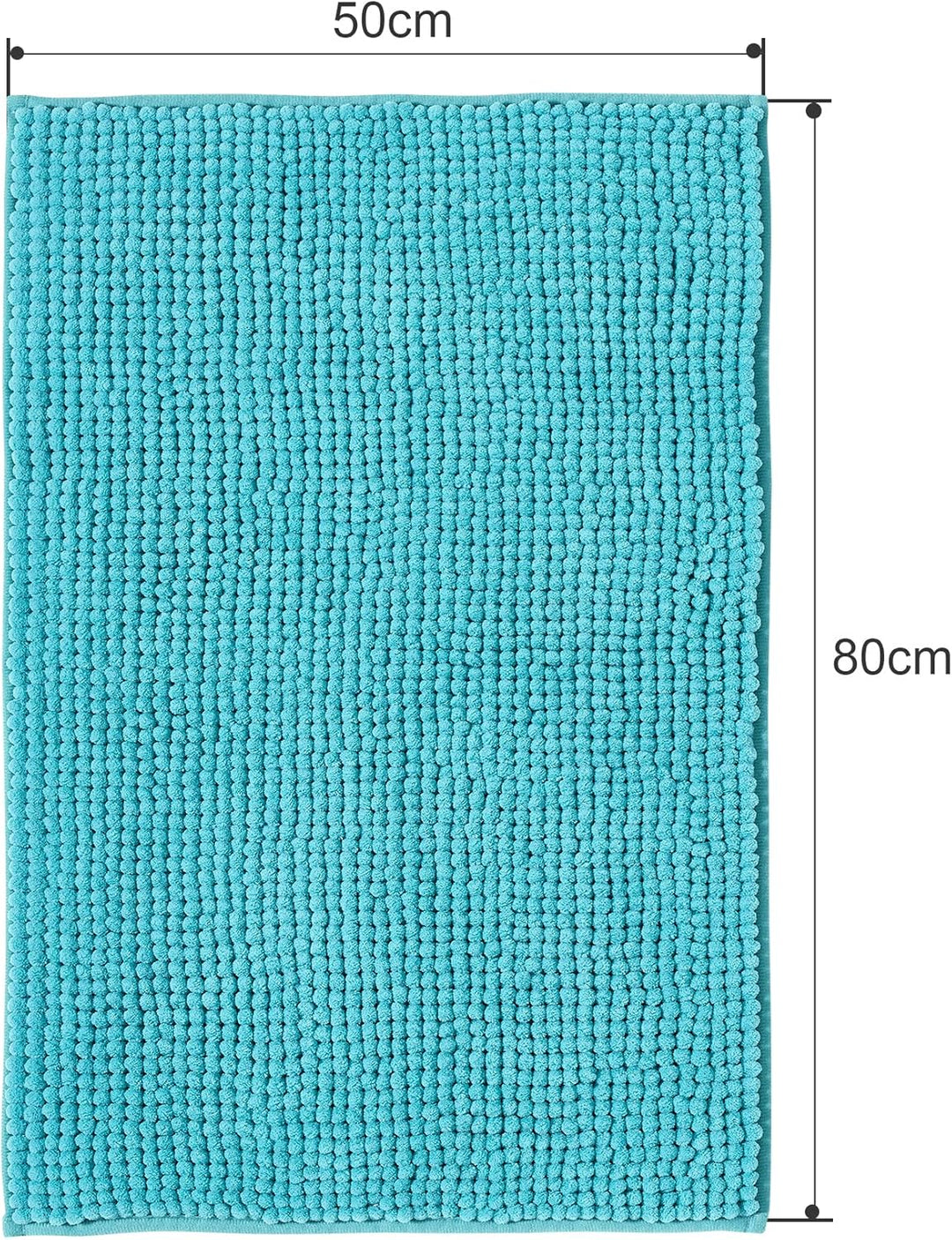 Badematte rutschfest | Als Badteppich Set kombinierbar | Badezimmer-Teppich Bad-Vorleger waschbar au