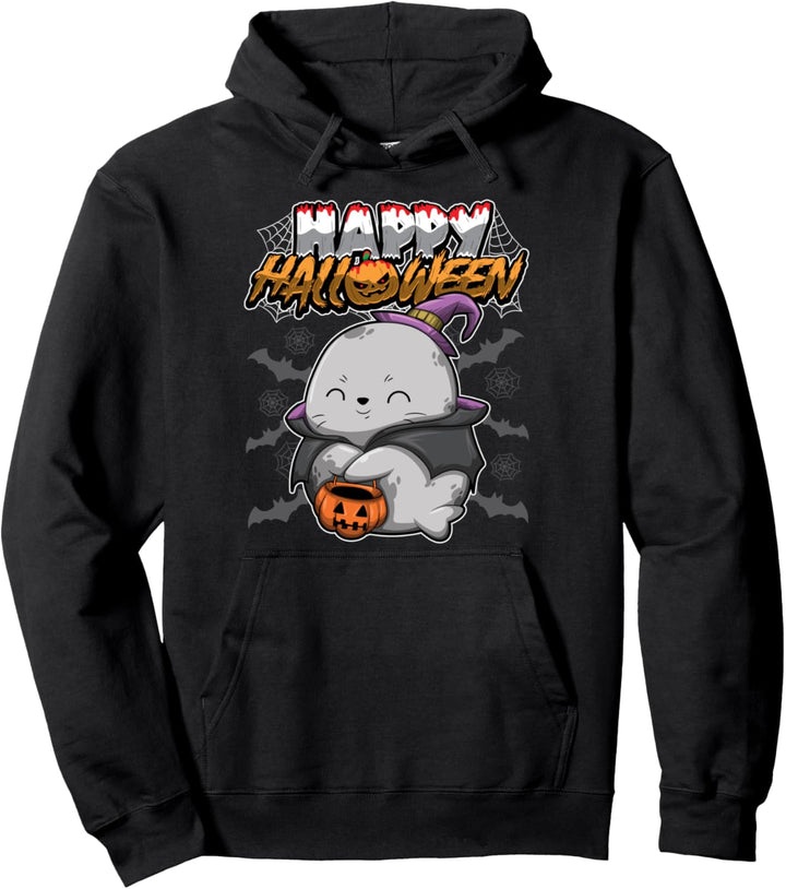 Happy Halloween - Verkleideter Seehund - Halloween Kostüm Pullover Hoodie
