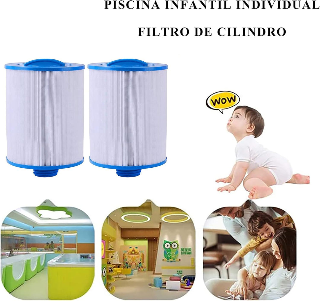 2 Stück Spa Filterkartusche,für Pleatco Pww50 Whirlpool-Filter，spa Filter Für Unicel 6ch-940 /Ersatz