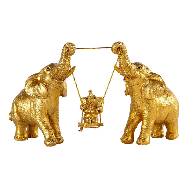 Elefanten-Statue. Goldene Elefanten-Dekoration für Frauen, Mutter-Geschenke. Elefanten-Figuren bring