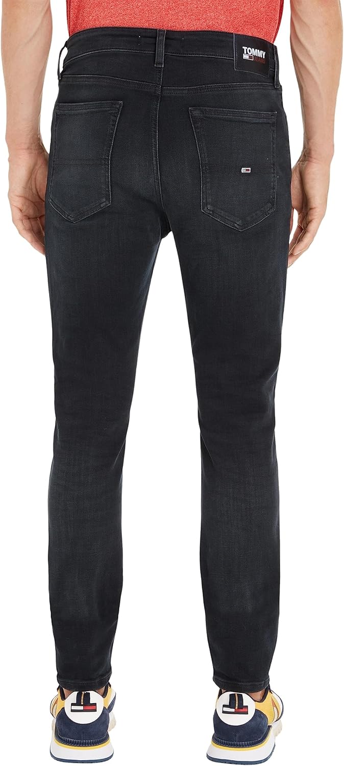 Tommy Jeans Herren Simon Skny Dyjbk Jeanshosen 36W / 36L Schwarz (Dynamic Jacob Black), 36W / 36L Sc