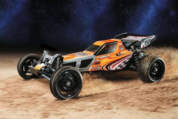 TAMIYA 300058628 Figur 1:10 Racing Fighter (DT-03) The Real, ferngesteuertes Auto, RC Fahrzeug, Mode