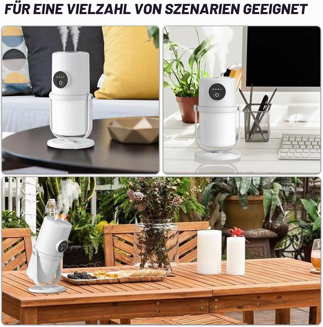 Luftbefeuchter, 280ML Tragbarer Auto Lufterfrischer Diffuser, Persönlicher Desktop Luftbefeuchter fü
