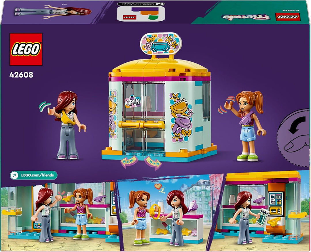 LEGO Friends Mini-Boutique, Spielzeug-Laden, kleines Make-Up-Set mit den Figuren Paisley und Candi,