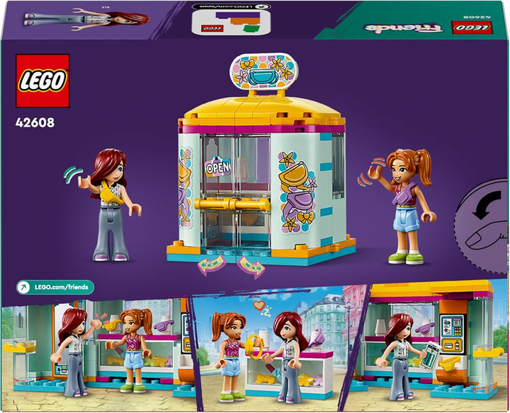 LEGO Friends Mini-Boutique, Spielzeug-Laden, kleines Make-Up-Set mit den Figuren Paisley und Candi,
