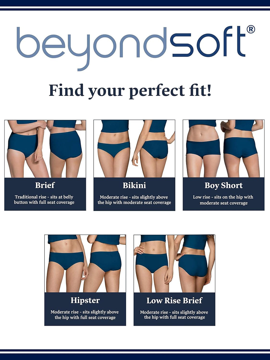 Fruit of the Loom Damen Underwear Panties (Regular & Plus Size) Unterwäsche im Bikini-Stil (6er Pack