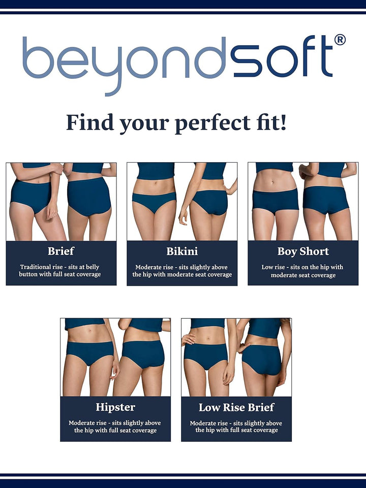 Fruit of the Loom Damen Underwear Panties (Regular & Plus Size) Unterwäsche im Bikini-Stil (6er Pack