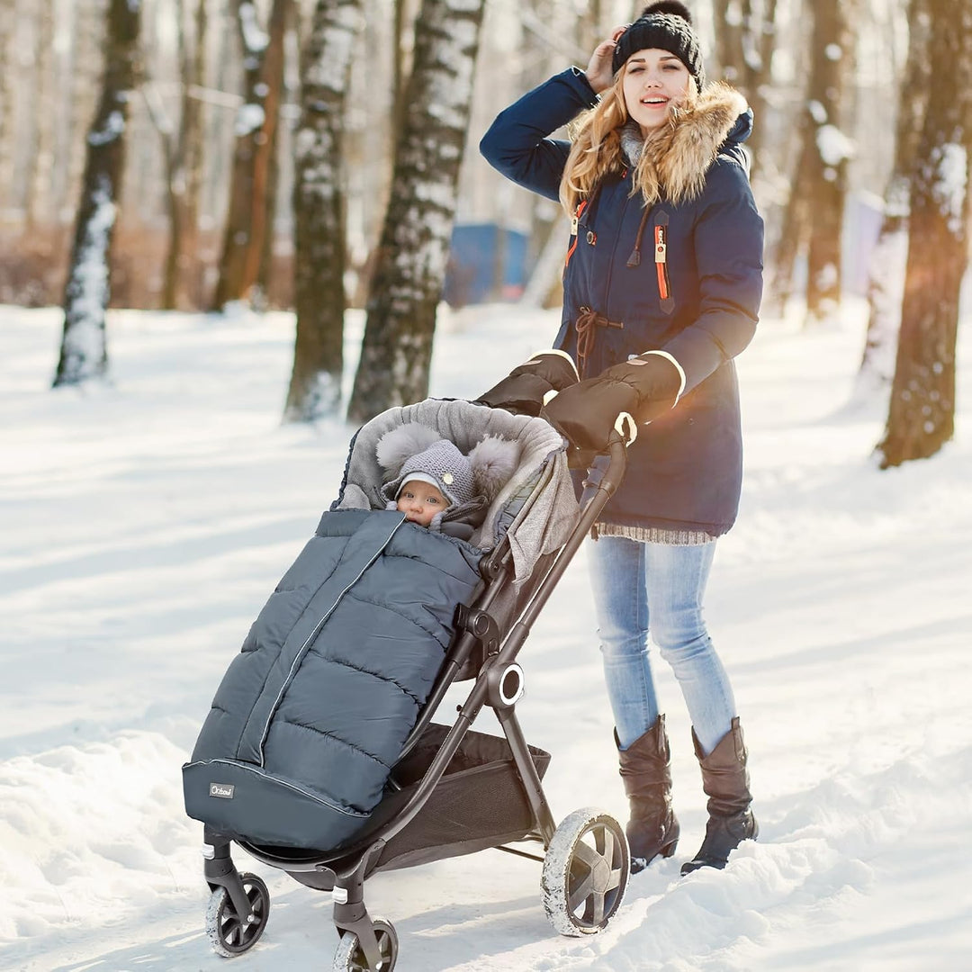 Orzbow Fusssack für Kinderwagen Buggy,Baby Fusssack Schlafsack,Babyfusssack für Babyschale,Winterfus