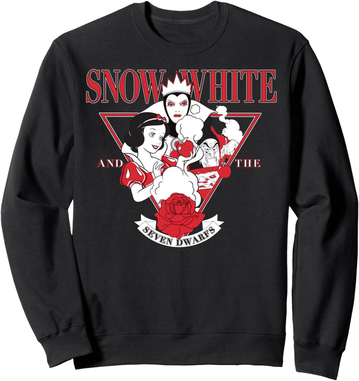 Disney Snow White Evil Queen Edgy Rose Sweatshirt