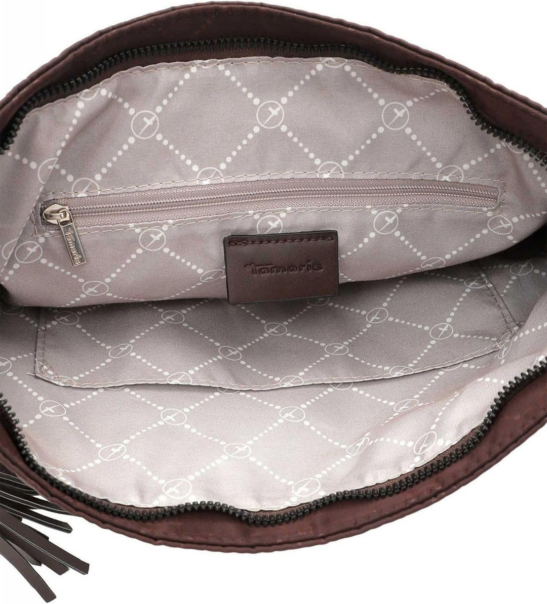 Tamaris Beutel TAS Lisa 32385 Damen Handtaschen Print Einheitsgrösse Brown, Einheitsgr&#xF6;&#xDF;e
